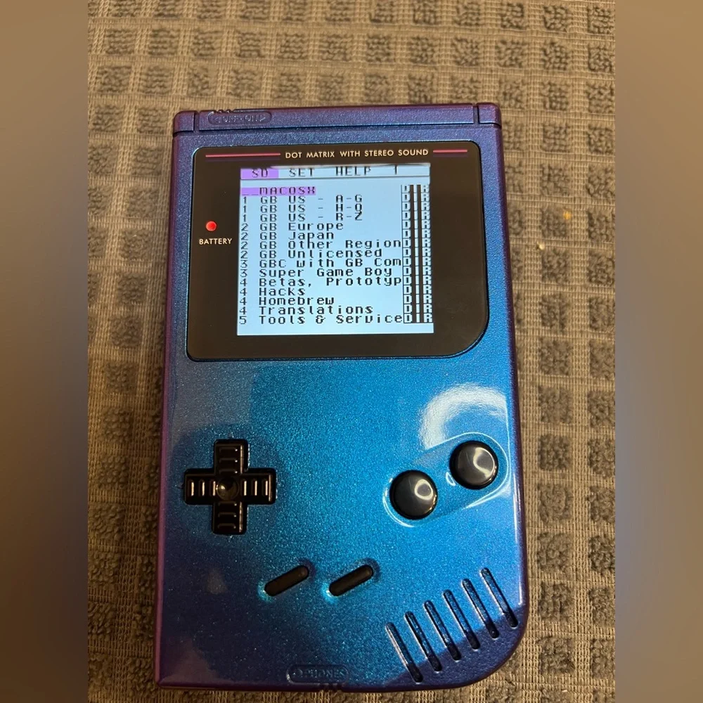 Custom Chameleon “Mystichrome” Game Boy DMG